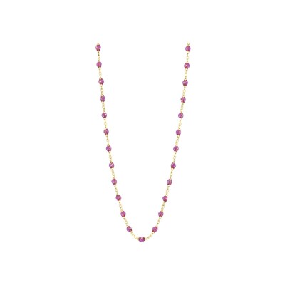 Collier Gigi Clozeau Classique en or jaune et résine galaxy, 42cm