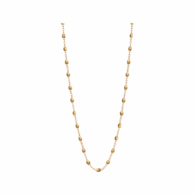 Collier Gigi Clozeau Classique en or rose et résine gold, 42cm