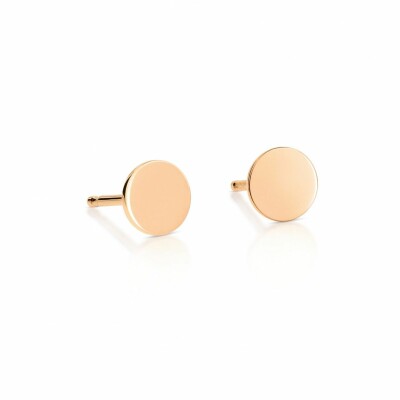 Boucles d'oreilles Ginette NY MINI EVER en or rose  