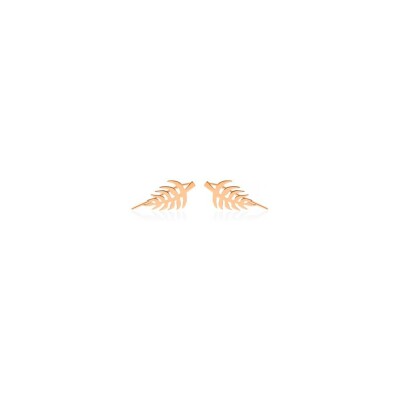 Boucles d'oreilles Ginette NY PALMS en or rose