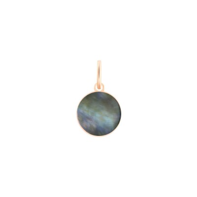 Pendentif Ginette NY CHARMS en or rose et nacre