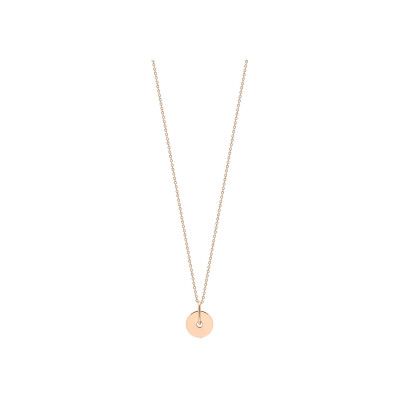 Collier Ginette NY DONUT en or rose