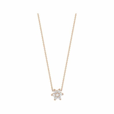 Collier Ginette NY STAR en or rose et diamants