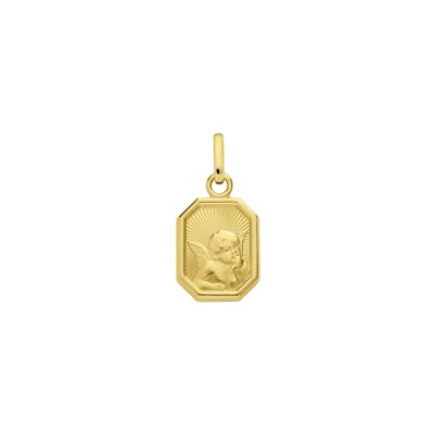 Médaille Augis Ange Raphael en or jaune, 12mm