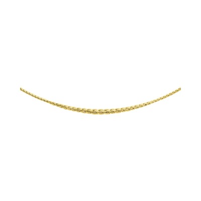 Chaîne maille type-s 4mm en or jaune