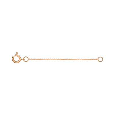 Rallonge de collier Ginette NY CHAINS en or rose (5cm)