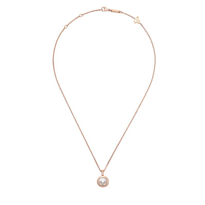 Pendentif Chopard Happy Diamonds en or rose et diamants