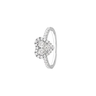 Bague Love en or blanc et diamants