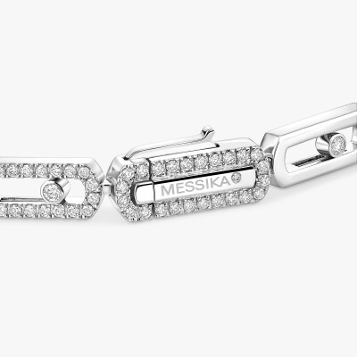 Bracelet Messika Imperial Move PM en or blanc et diamants
