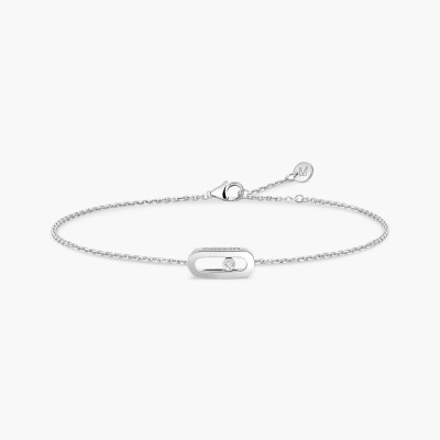 Bracelet Messika Care(s) en or blanc et diamants