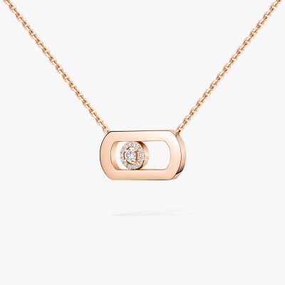 Collier Messika So Move en or rose et diamants