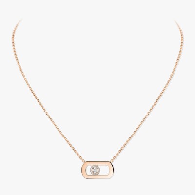 Collier Messika So Move en or rose et diamants
