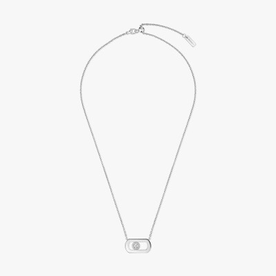 Collier Messika So Move en or blanc et diamants