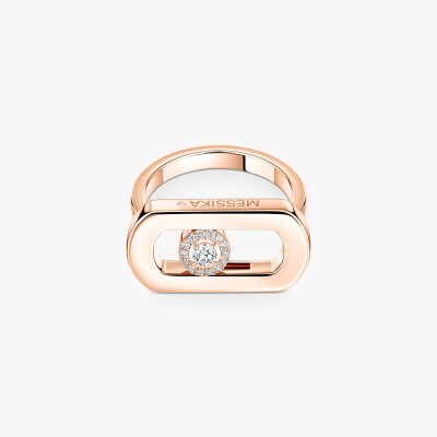 Bague Messika So Move en or rose et diamants