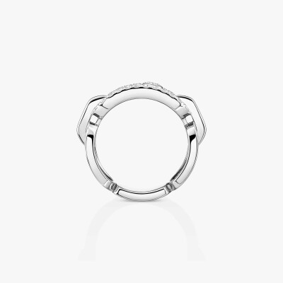 Bague Messika Move Link en or blanc et diamants