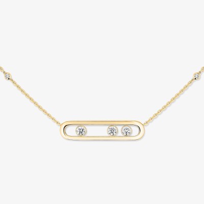 Collier Messika Move Classique en or jaune et diamants
