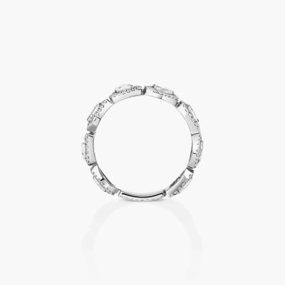 Alliance Messika My Twin en or blanc et diamants