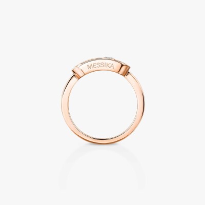 Bague Messika Move Uno GM en or rose et diamant