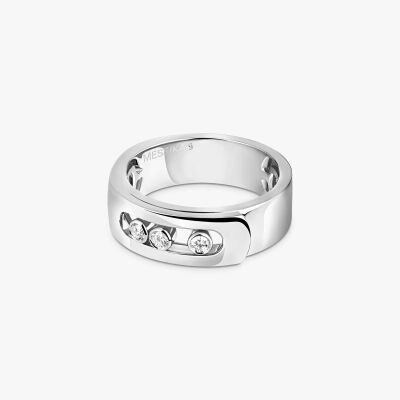Bague Messika Move Noa en or blanc et diamants