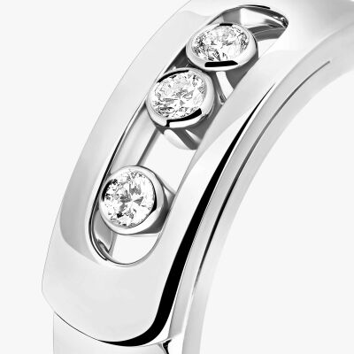 Bague Messika Move Noa en or blanc et diamants