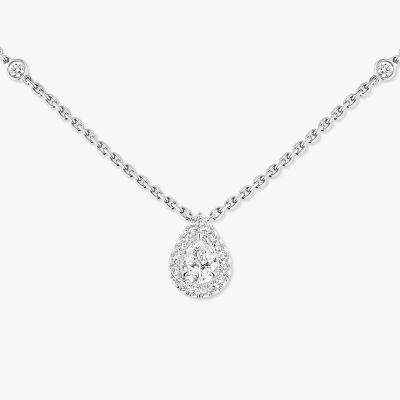 Collier Messika Joy en or blanc et diamants 0.25ct