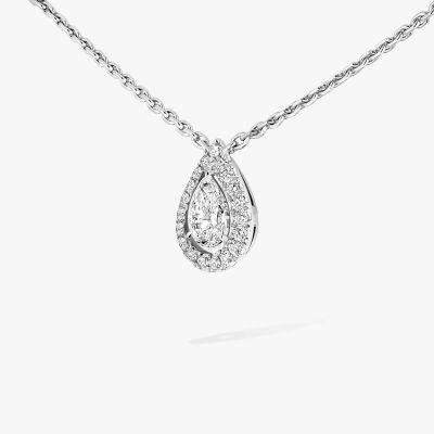 Collier Messika Joy en or blanc et diamants 0.25ct
