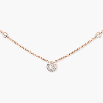 Collier Messika Joy XS en or rose et diamants