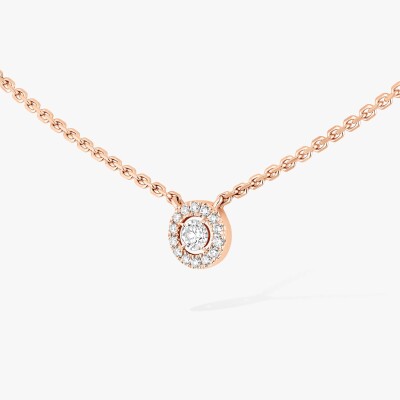 Collier Messika Joy XS en or rose et diamants