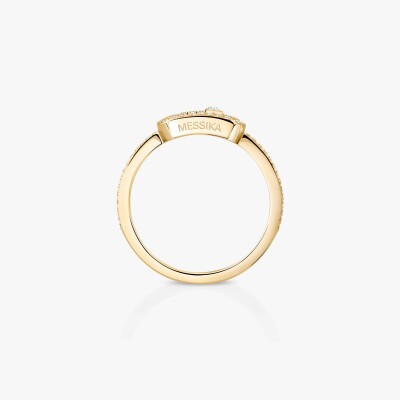 Bague Messika Move Uno pavée en or jaune et diamants