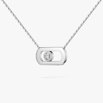 Collier Messika So Move en or blanc et diamants