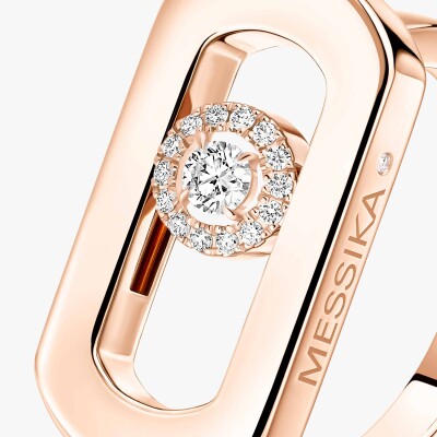 Bague Messika So Move en or rose et diamants