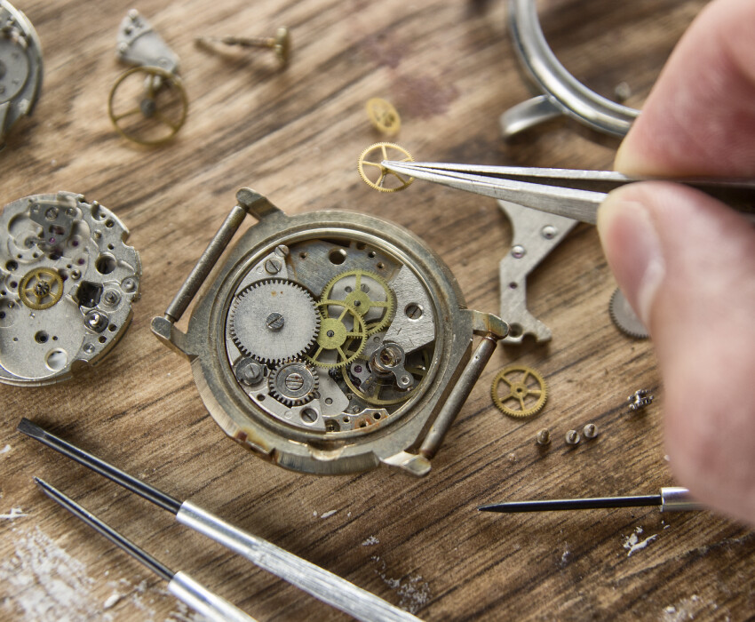 Réparation du mouvement de la montre