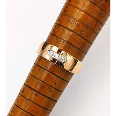 Bague Clozeau HÉLÈNA en or rose et diamants