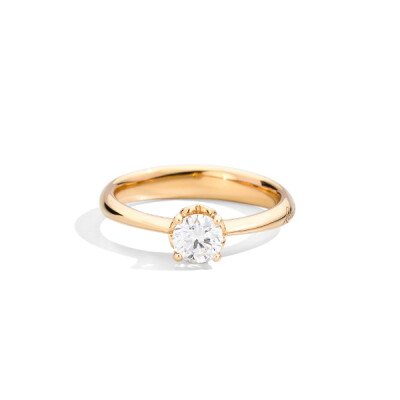 Solitaire Recarlo Anniversary en or jaune et diamant