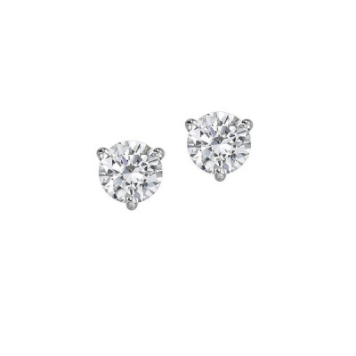 Boucles d'oreilles Marianne diamants sur monture or blanc