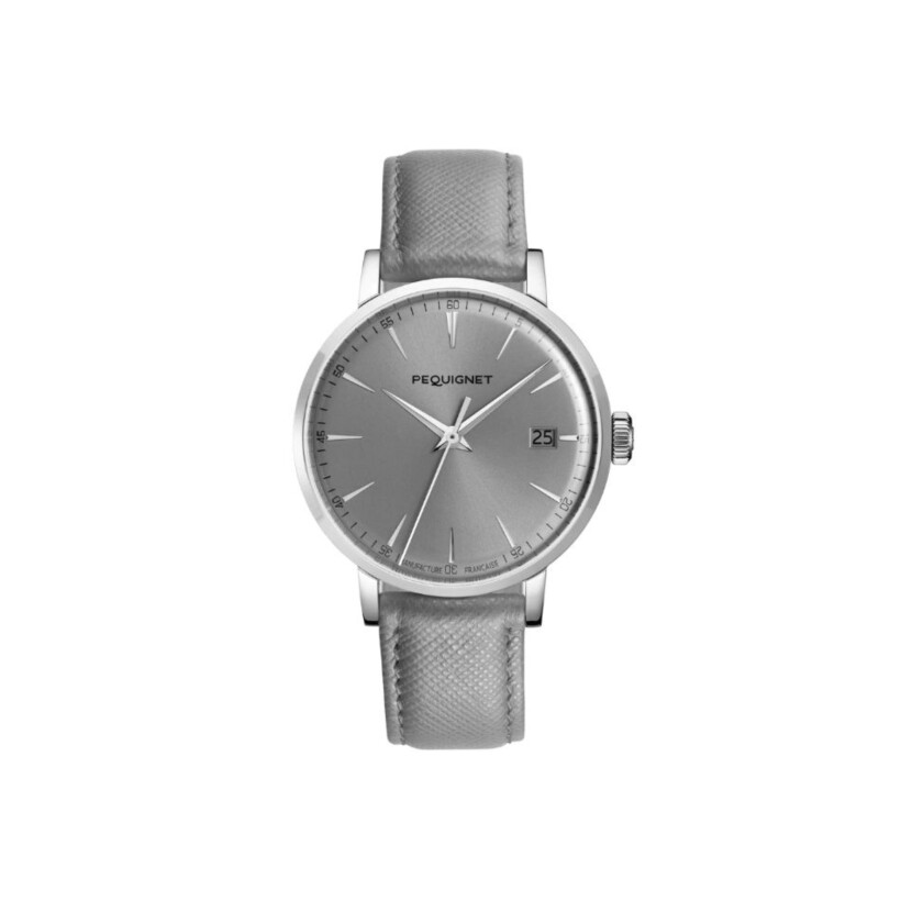 Montre Pequignet Attitute Gris Estuaire 9060343CGR