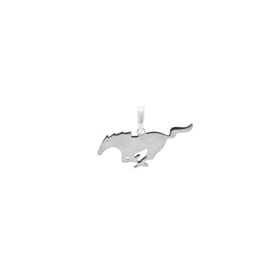 Pendentif Mustang en Argent poli