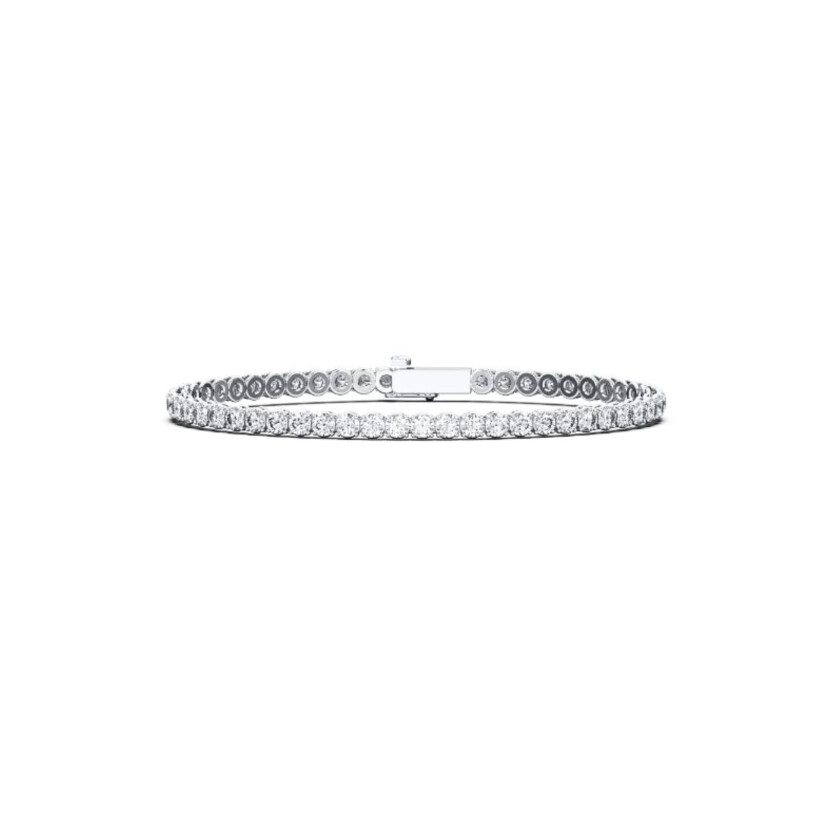 Bracelet Marianne Rivière de diamants 2.40ct en or blanc