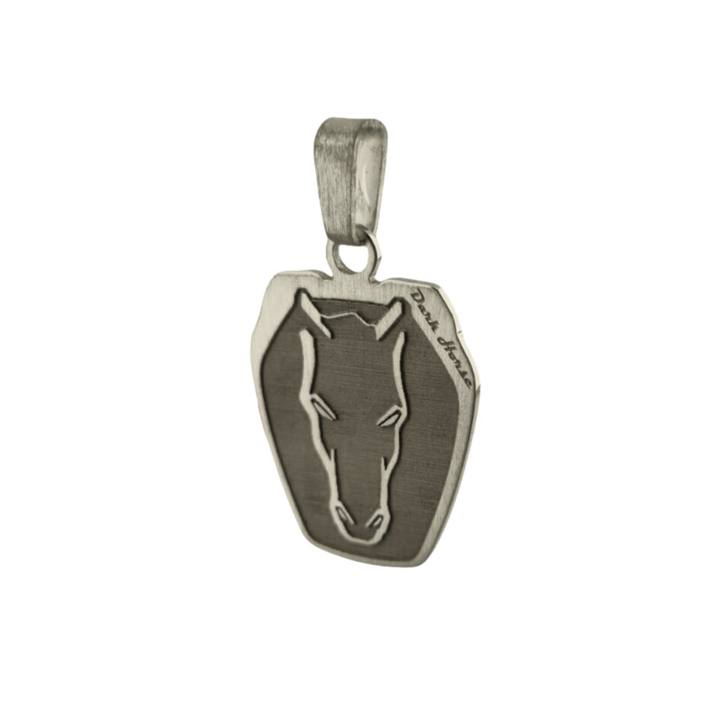 Pendentif R-Racing Mustang Dark Horse en Argent