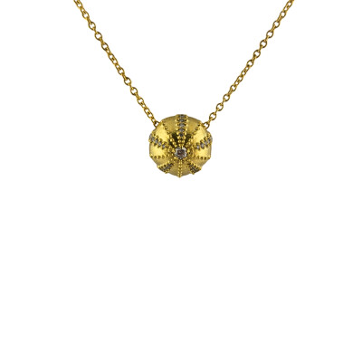 Collier Cadaques Petit Modèle en or jaune et diamants