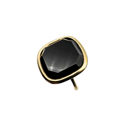 Bague en or rose et Onyx