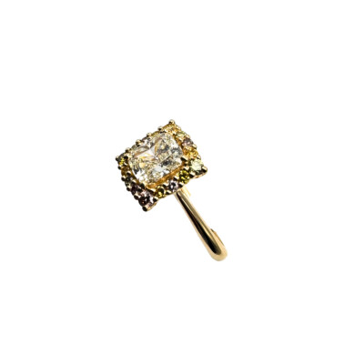 Bague Tutti Fancy en or rose, diamant et diamants fancy