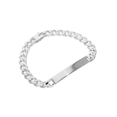 Bracelet identité adulte en argent