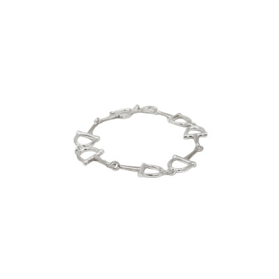 Bracelet étrier en argent