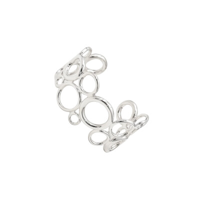 Bracelet rigide bulles petit modèle en argent