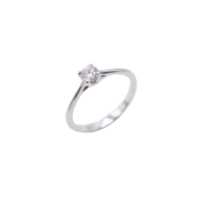 New Marianne or blanc et diamant 0.30ct