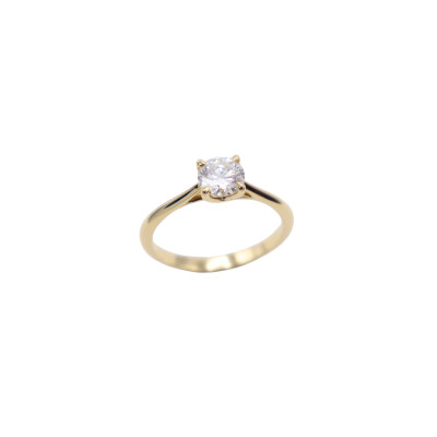 New Marianne or jaune et diamant 0.70ct