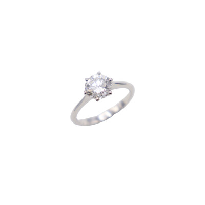 Marianne or blanc et diamant 1.50ct