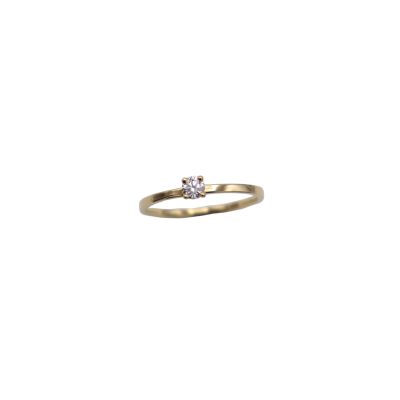 Jil or jaune et diamant 0.40ct