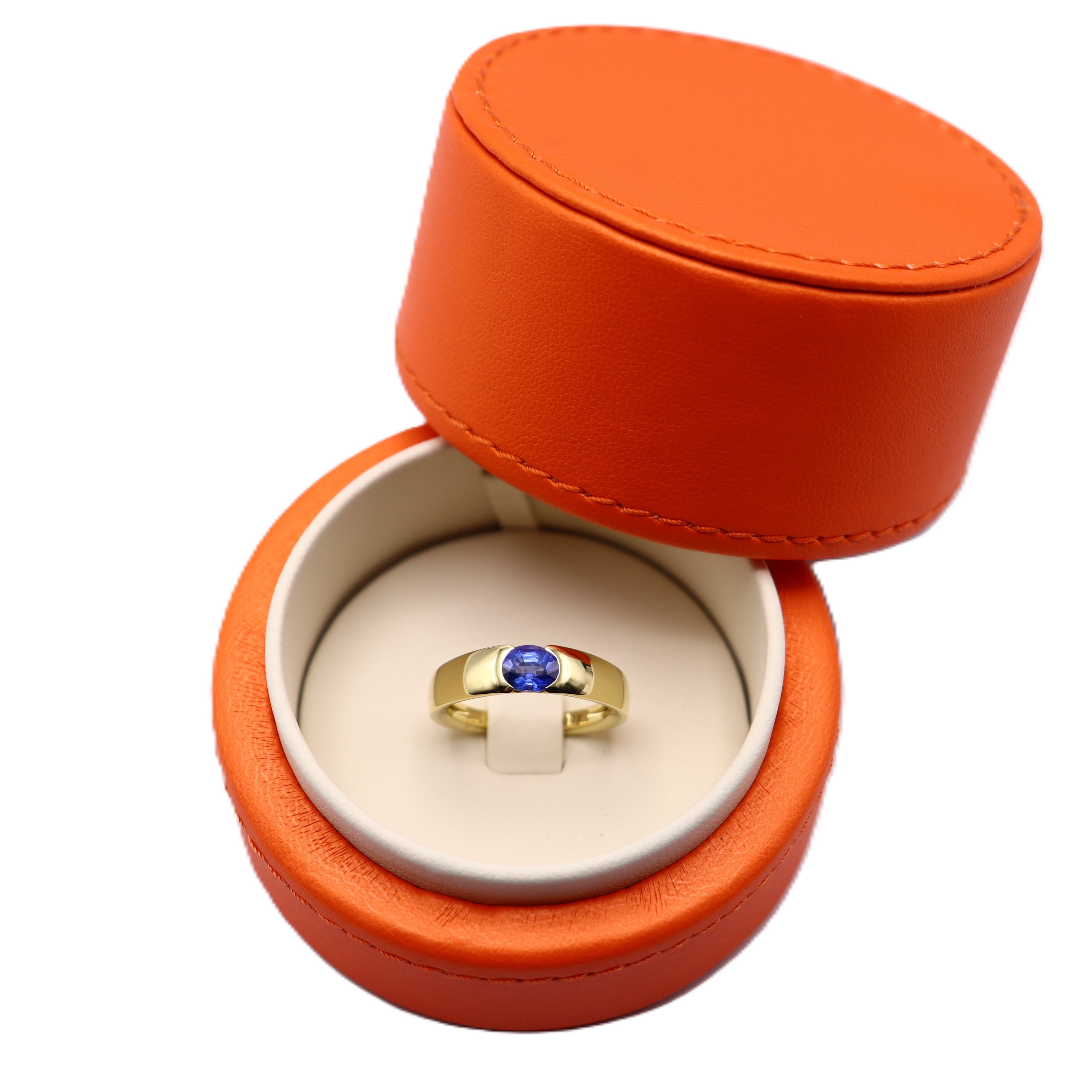 SOL-EN-V or rose et saphir bleu vue 5